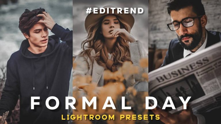 Formal Day Lightroom Presets Free | Editrend