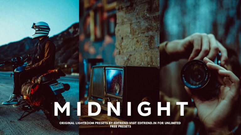 Lightroom Presets Midnight Photography Editrend