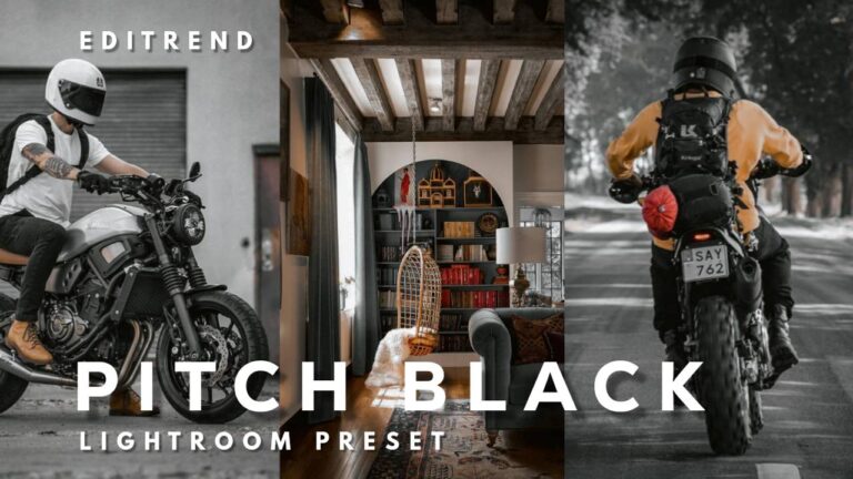 Lightroom Presets Pitch Black Photo Editing 2021 –…